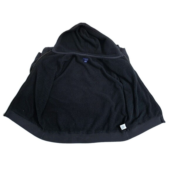 Basic Editions 2XL Men’s Fleece Lined Hoodie Zip Black Workwear Heavyweight - Picture 6 of 11